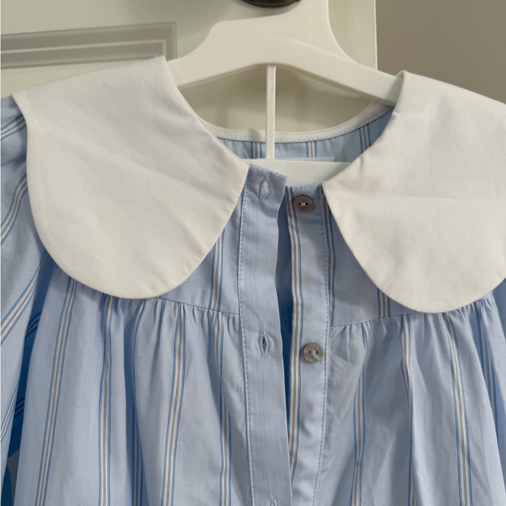 Zara Kids Formal Dress - Light Blue and White